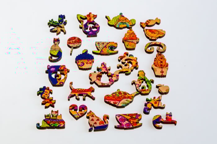 Puzzle din lemn Cat In The Pantry, 130 piese [6]