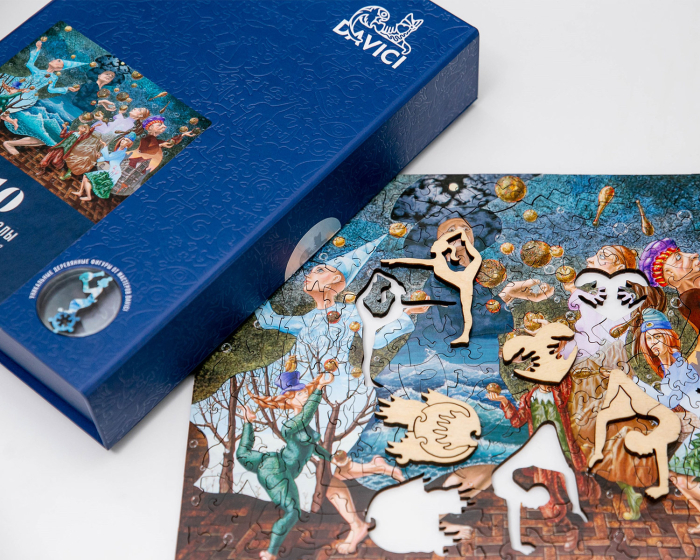 Puzzle din lemn Jugglers, 210 piese [3]