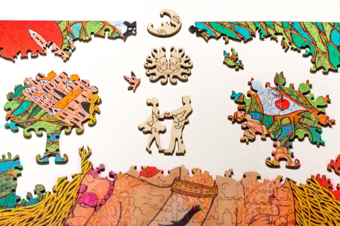 Puzzle din lemn Message, 300 piese [6]