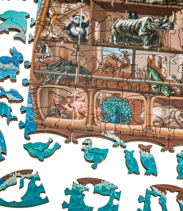 Puzzle din lemn Noah's Ark, 210 piese [5]