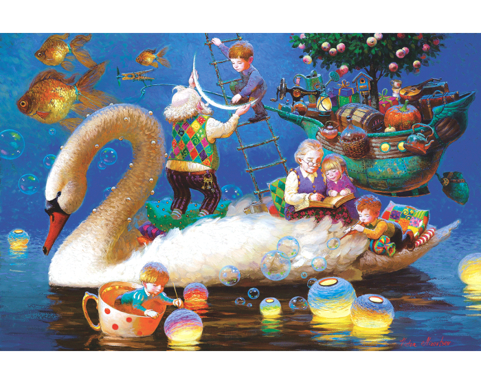 Puzzle din lemn Time of fairy tales, 333 piese [6]