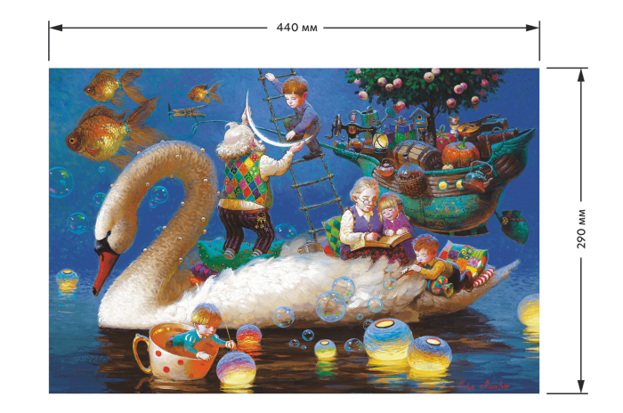 Puzzle din lemn Time of fairy tales, 333 piese [4]