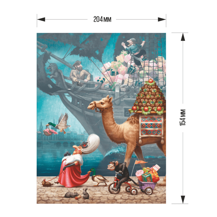 Puzzle din lemn Treasure Ship, 60 piese [4]
