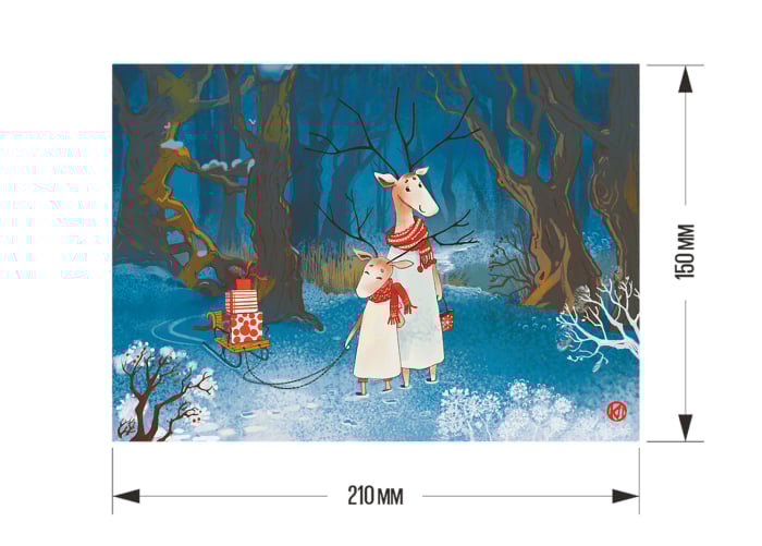 Puzzle din lemn Winter and Sledges, 60 piese [4]