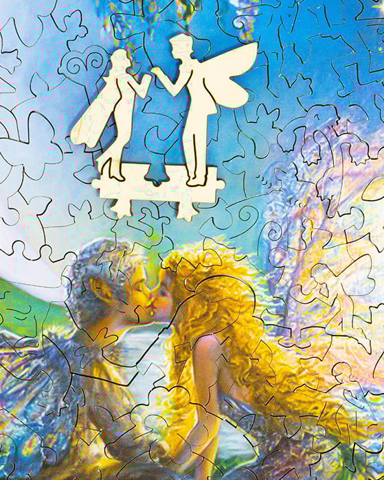 Puzzle din lemn Wistera Moon, 250 piese [4]
