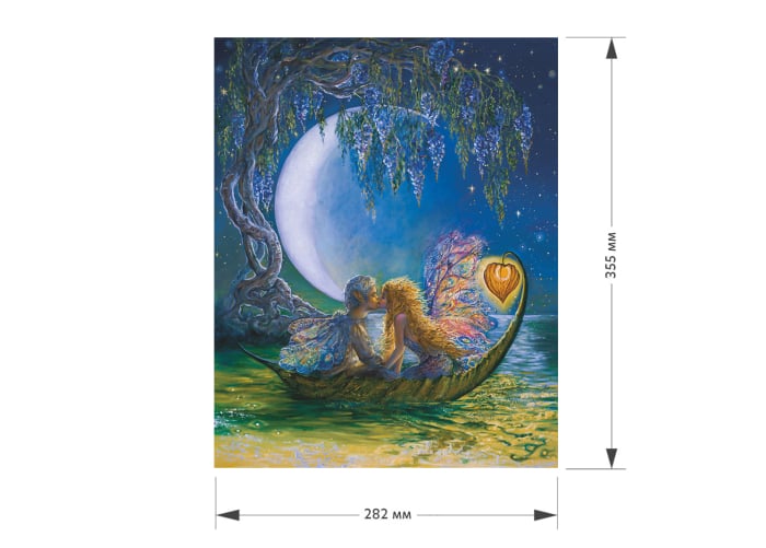 Puzzle din lemn Wistera Moon, 250 piese [6]
