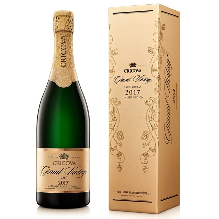 Spumant Grand Vintage Brut Alb 2017, CRICOVA, 0.75L [1]