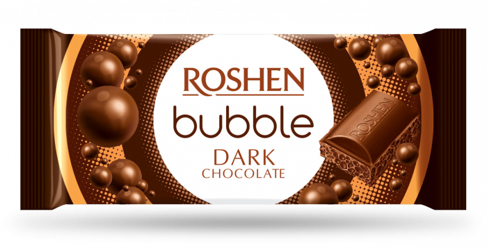 Tableta aerata BUBBLE ciocolata neagra 80 gr [1]