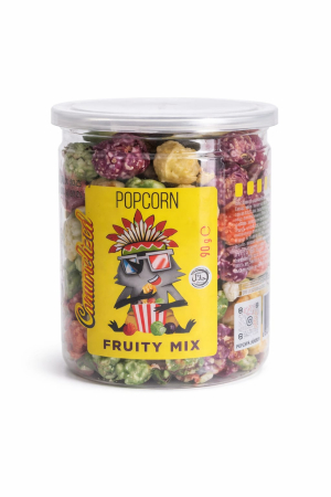 Cofetarie - Popcorn caramelizat fruity mix 1/90 gr