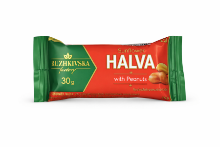 % Promotii % - Halva cu Arahide, desert din semințe de floarea-soarelui, 30 g