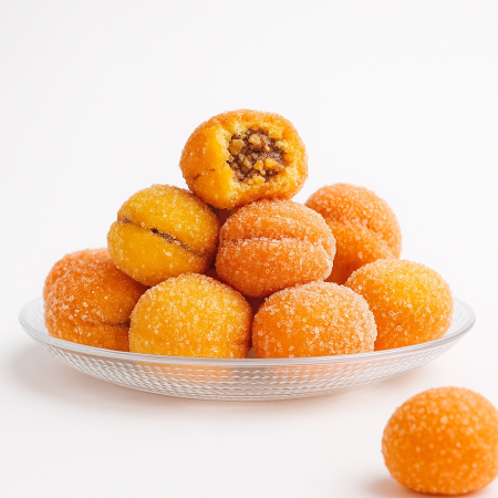 Cofetarie - Piersicuțe Umplute cu Cremă de Cacao 1kg