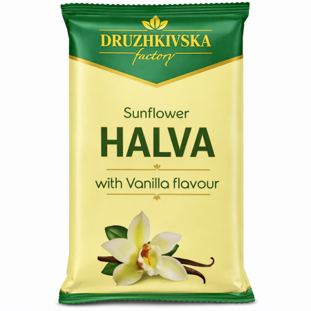 % Promotii % - Halva din Semințe de Floarea-Soarelui cu Vanilie 350 gr - Ukrainashop.ro