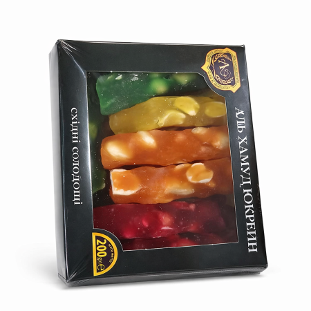 Dulciuri - Rahat Asortat cu Nuci, Desert Oriental, Cutie 200 g