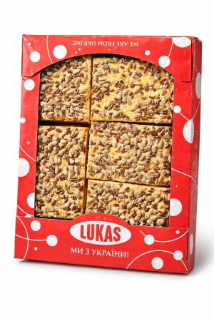 Dulciuri - Biscuiți Crocanți cu Mix de Semințe LUKAS, Cutie 610 g