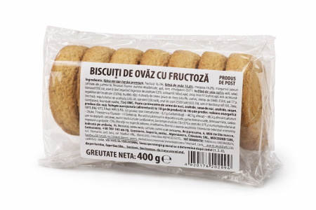 Dulciuri - Biscuiți de ovăz cu fructoză 400g – produs de post