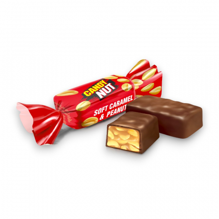 Dulciuri - Bomboane CANDY NUT caramele moi cu arahide 1 kg