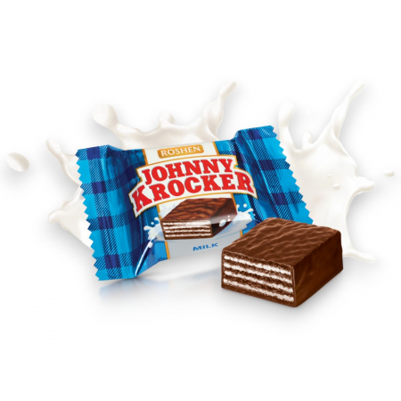 Dulciuri - Bomboane JOHNNY KCOCKER cu lapte - Roshen 1 kg