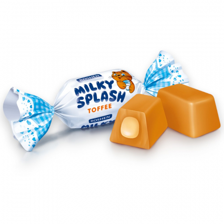 Dulciuri - Caramele cu lapte Milky Splash 1 Kg