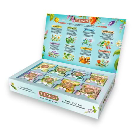 Ceai Lovare Set Cadou  Herbal Tea Collection 64 plicuri [1]
