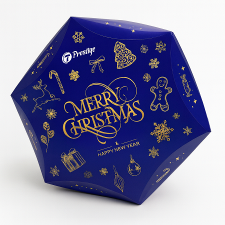 Cadouri de Craciun - Cutie Cadou Albastra 300gr