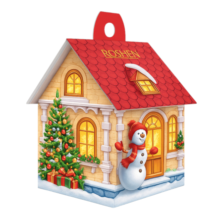 Cadouri de Craciun - Cutie cadou Roshen „Căsuța Dulce” 274g  #1
