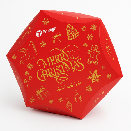 Cadouri de Craciun - Cutie Cadou Rosie 300 gr