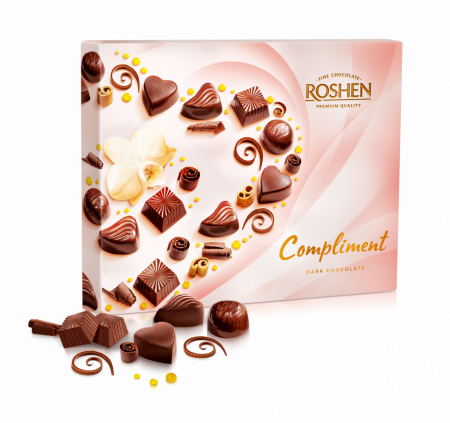 Dulciuri - Cutie cu bomboane COMPLIMENT 145g