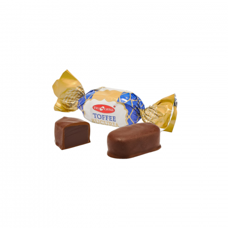 Cutie Metalică (Pușculiță) cu Bomboane Toffee Bucuria - 175 g [1]