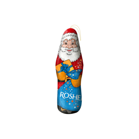 Cadouri de Craciun - Figurină din ciocolată cu lapte „Sfântul Nicolae” Roshen 40g