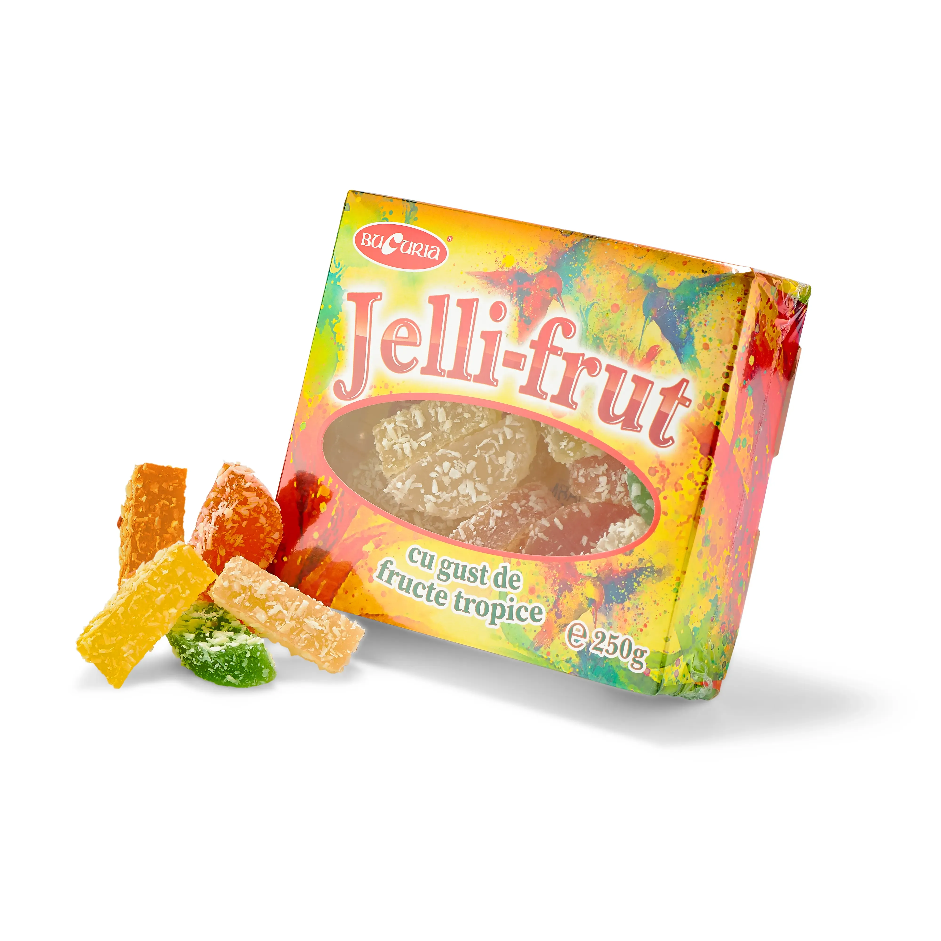 La cutie - Jeleuri Bucuria Jelly Frut (Tropic) 250g