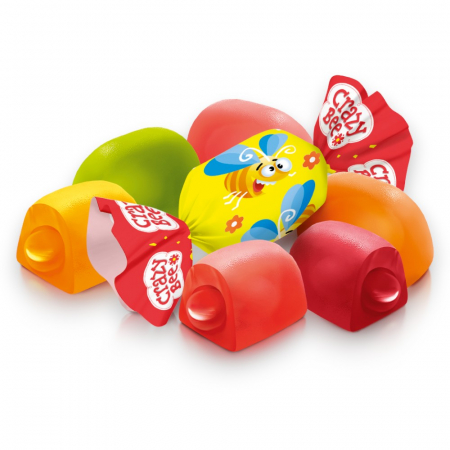 Dulciuri - Jeleuri Crazy Bee Frutty 1kg
