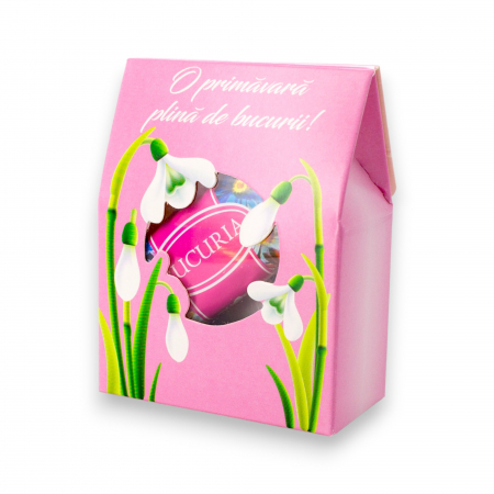 Martisoare - Set 20 Martisor Bucuria Ghiocel (roz)