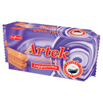 Biscuiti si Napolitane - Napolitane Artek  cappuccino  160 gr