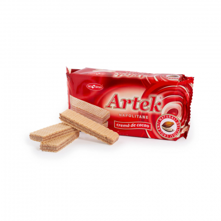 La cutie - Napolitane Artek cremă de cacao 160gr