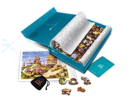 Puzzle din lemn Biscuit Slides, 170 piese [1]