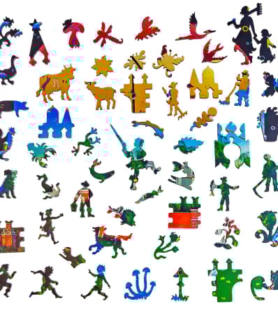 Puzzle din lemn Day And Night, 280 piese [1]