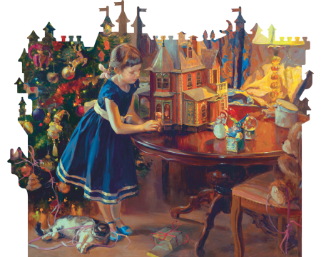 Puzzle din lemn Doll’s house, 240 piese [3]