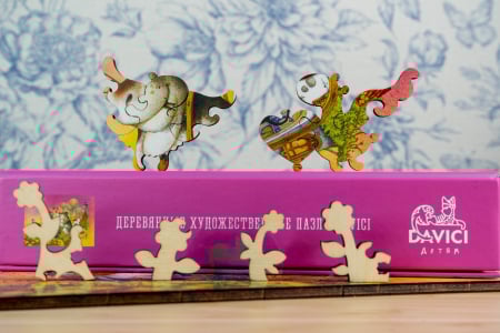 Puzzle din lemn Flying Cows, 65 piese [4]