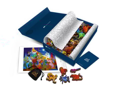 Puzzle din lemn Full Moon Feast, 195 piese [1]