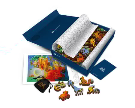 Puzzle din lemn Heavenly Postman, 230 piese [1]