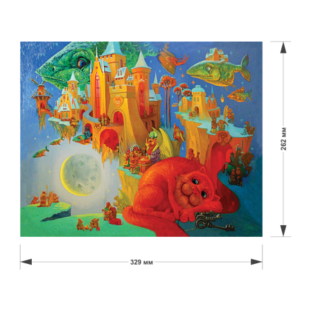 Puzzle din lemn Heavenly Postman, 230 piese [5]