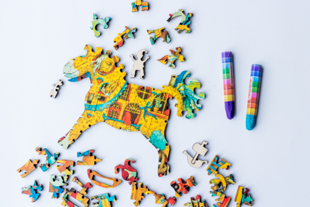 Puzzle din lemn Horsey, 165 piese [3]