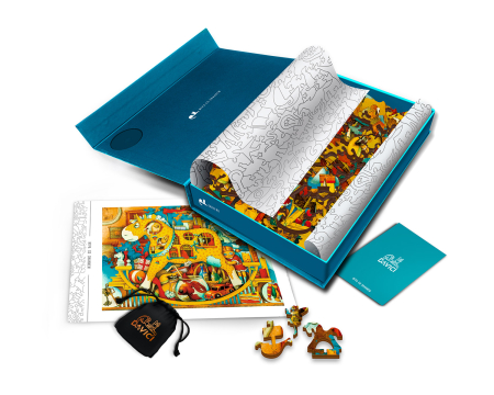 Puzzle din lemn Horsey, 165 piese [2]