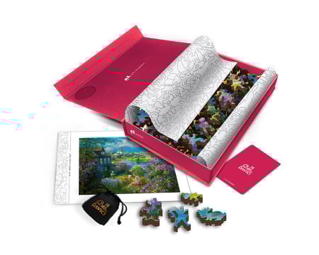 Puzzle din lemn House in lilac, 160 piese [1]