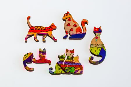 Puzzle din lemn Cat In The Pantry, 130 piese [2]