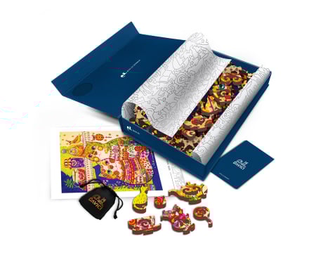 Puzzle din lemn Cat In The Pantry, 130 piese [1]
