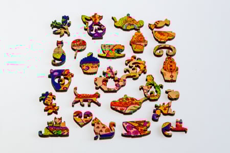 Puzzle din lemn Cat In The Pantry, 130 piese [5]