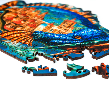 Puzzle din lemn Inhabited Fish, 130 piese [1]