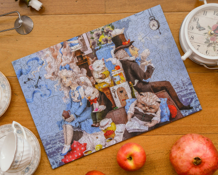 Puzzle din lemn Mad Tea Party, 350 piese [2]