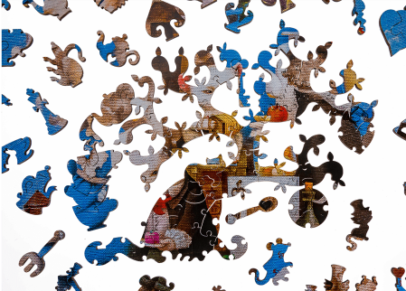 Puzzle din lemn Mad Tea Party, 350 piese [4]